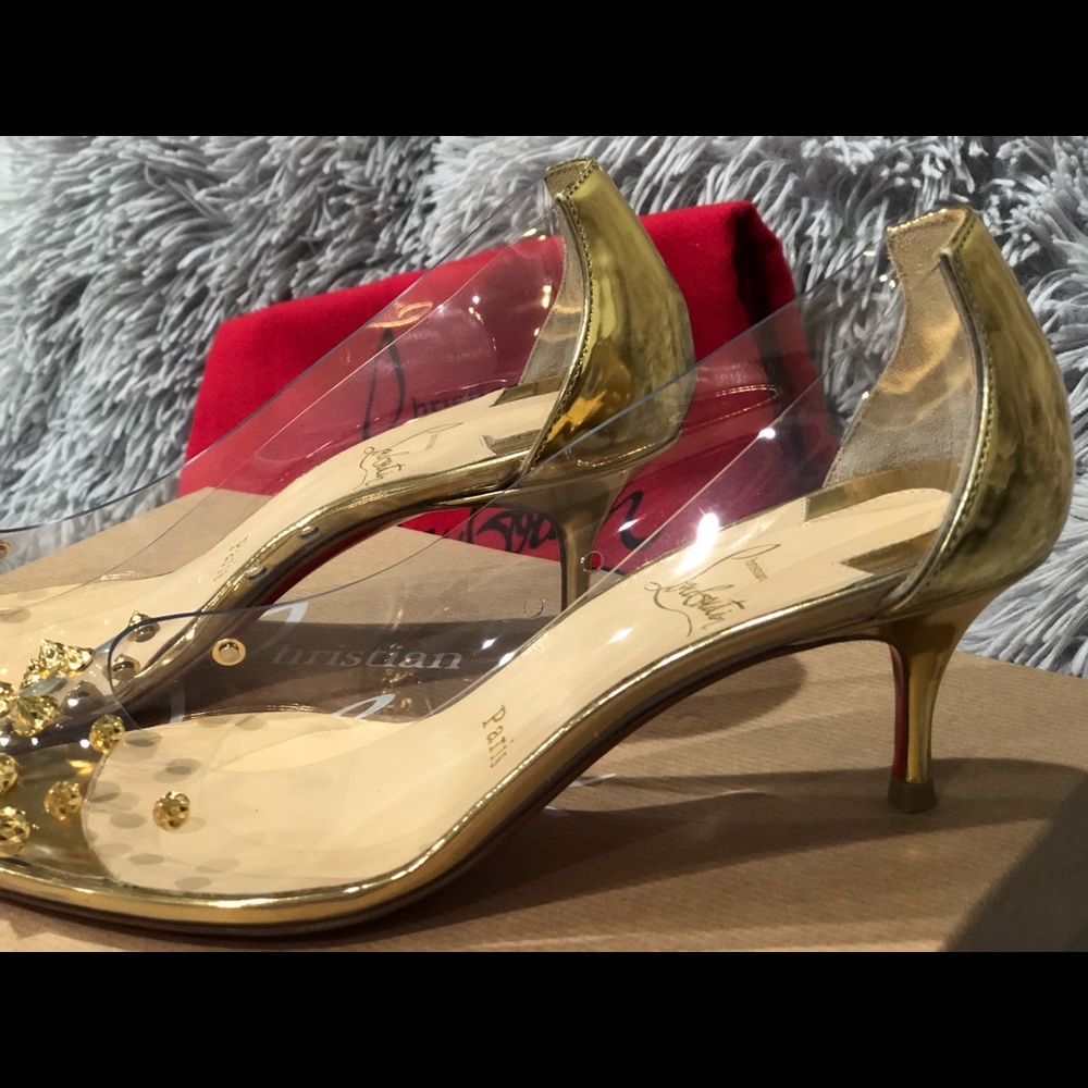 Christian Louboutin Collaclou 55 spiked PVC - Picture 4 of 5